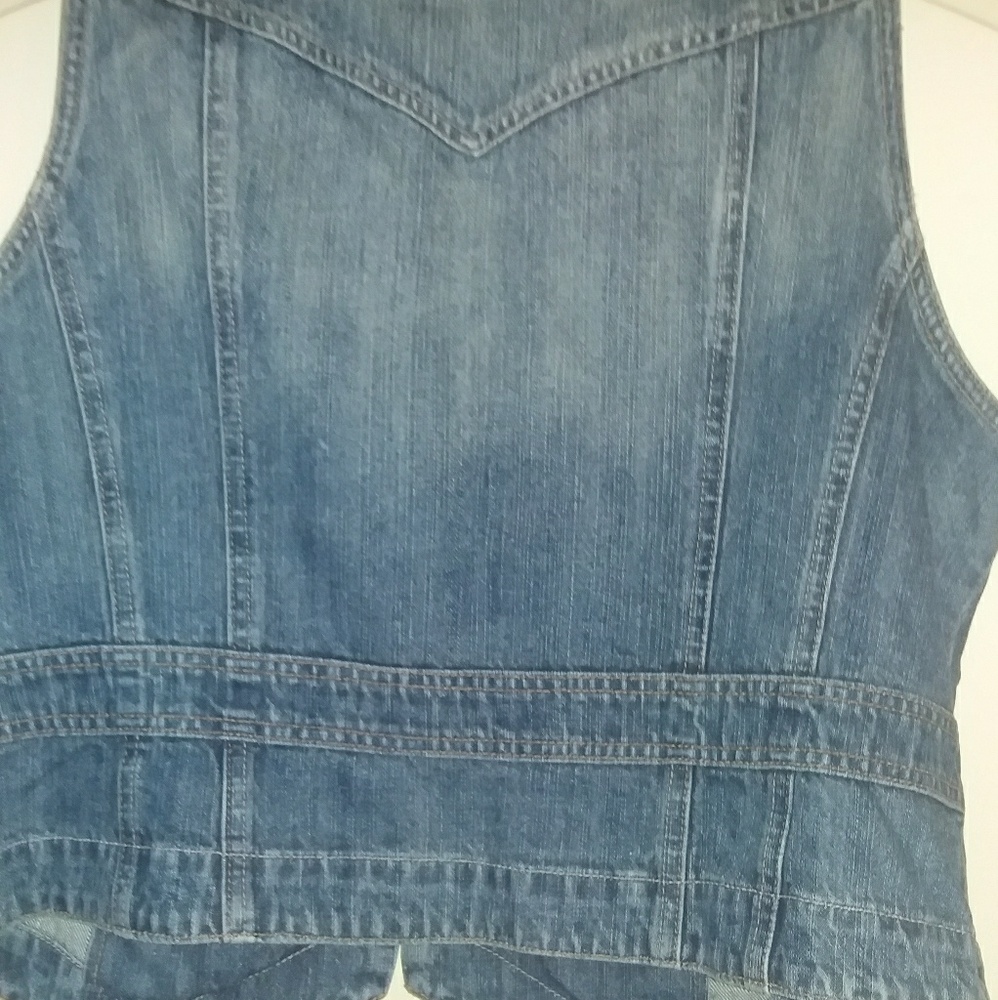 Blue Jean Vest - Picture 3 of 4